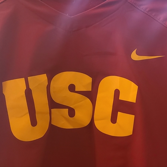 USC Nike dri-fit pullover windbreaker sz M - Picture 2 of 7